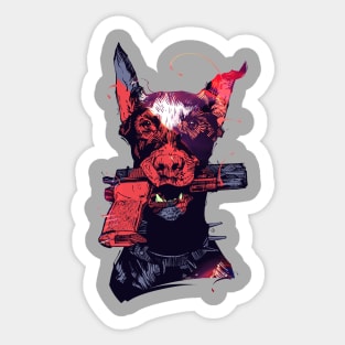 Dobergun Sticker